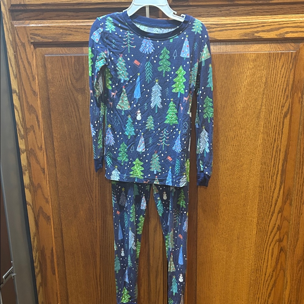 Little Sleepies Navy Tree Print Pajama Set 5/6